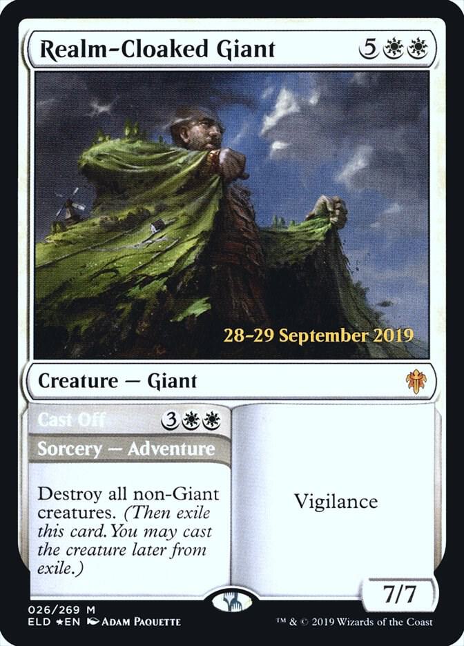 Realm Cloaked Giant 26s/152 (Prerelease Cards)  - Foil