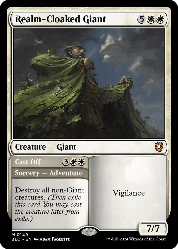 Realm-Cloaked Giant // Cast Off 149/40 (Commander: Bloomburrow)