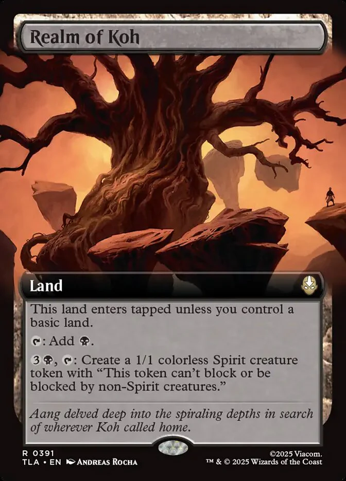Realm of Koh  391/286 (Avatar: The Last Airbender)  - Extended Art Foil