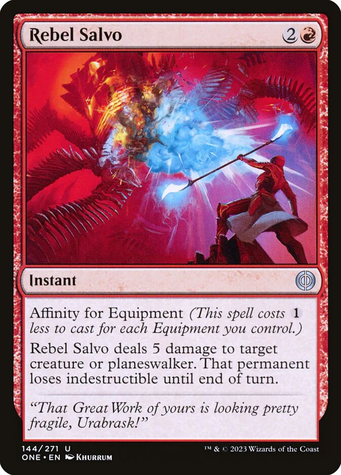 Rebel Salvo 144/271 (Phyrexia: All Will Be One)