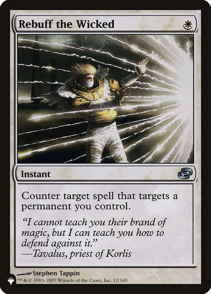 Rebuff the Wicked 12/165 (The List Reprints)