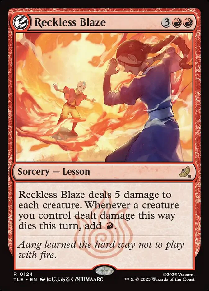Reckless Blaze 124 (Avatar: The Last Airbender: Eternal-Legal)  - Foil