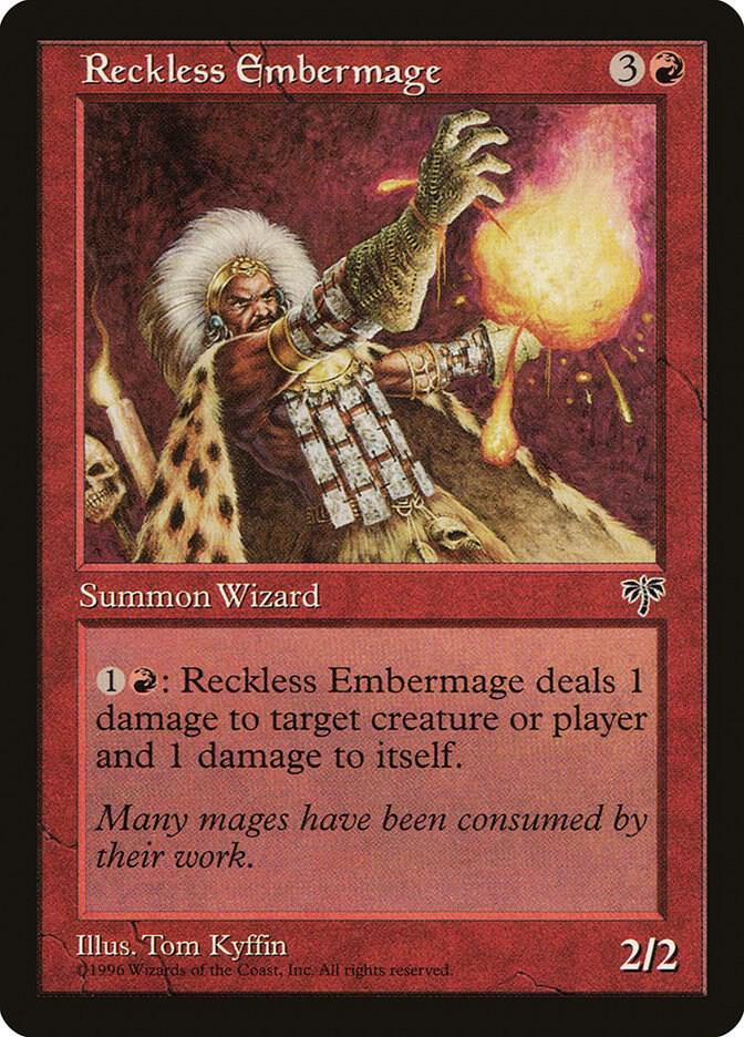 Reckless Embermage 189/350 (Mirage)