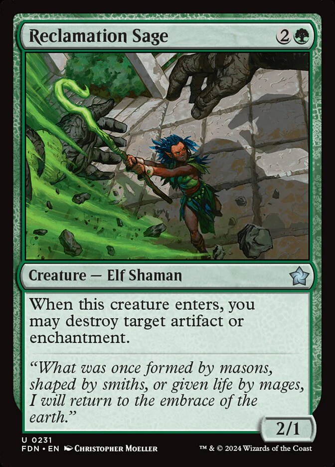 Reclamation Sage 231/291 (Foundations) - Foil