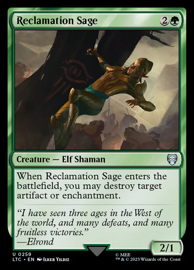Reclamation Sage 259/347 (Commander: The Lord of the Rings: Tales of Middle-earth)