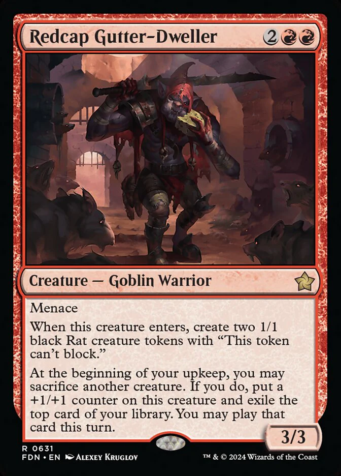 Redcap Gutter-Dweller 631/291 (Foundations)
