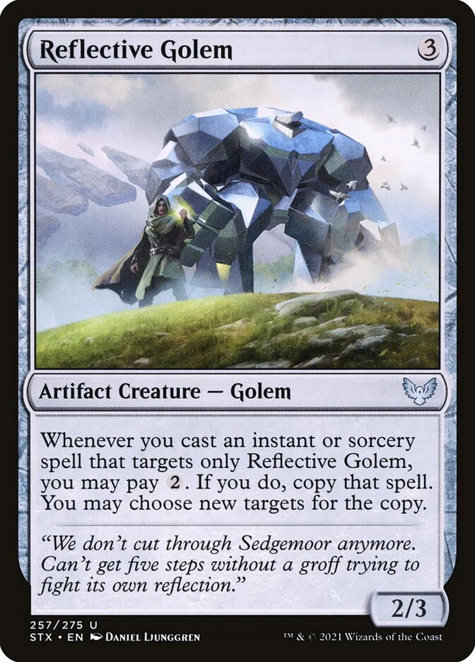 Reflective Golem 257/275 (Strixhaven: School of Mages)