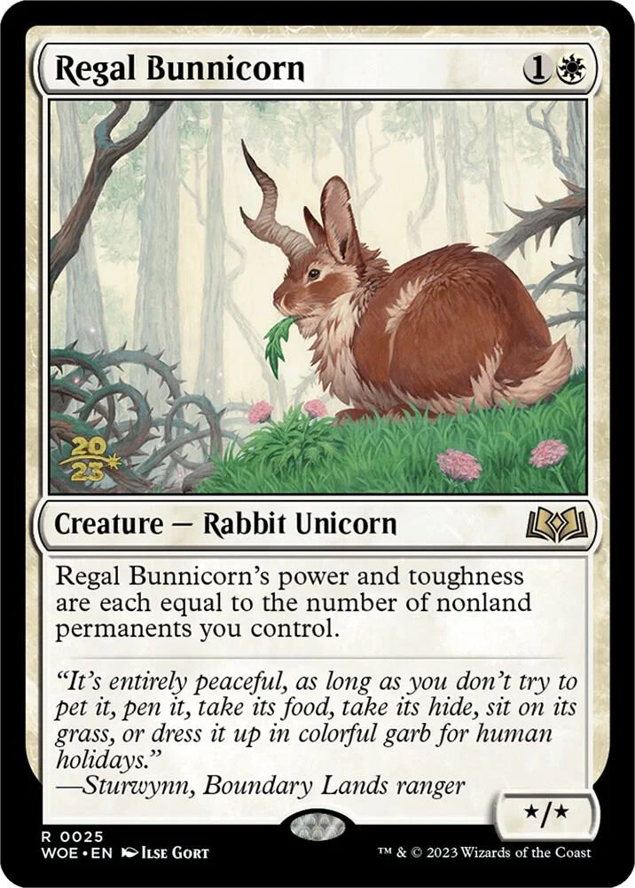Regal Bunnicorn 25s/200 (Prerelease Cards)  - Foil