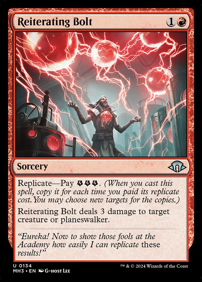 Reiterating Bolt 134/319 (Modern Horizons 3)