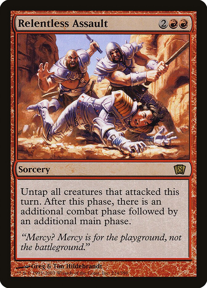 Relentless Assault 214★/350 (8th Edition)  - Foil