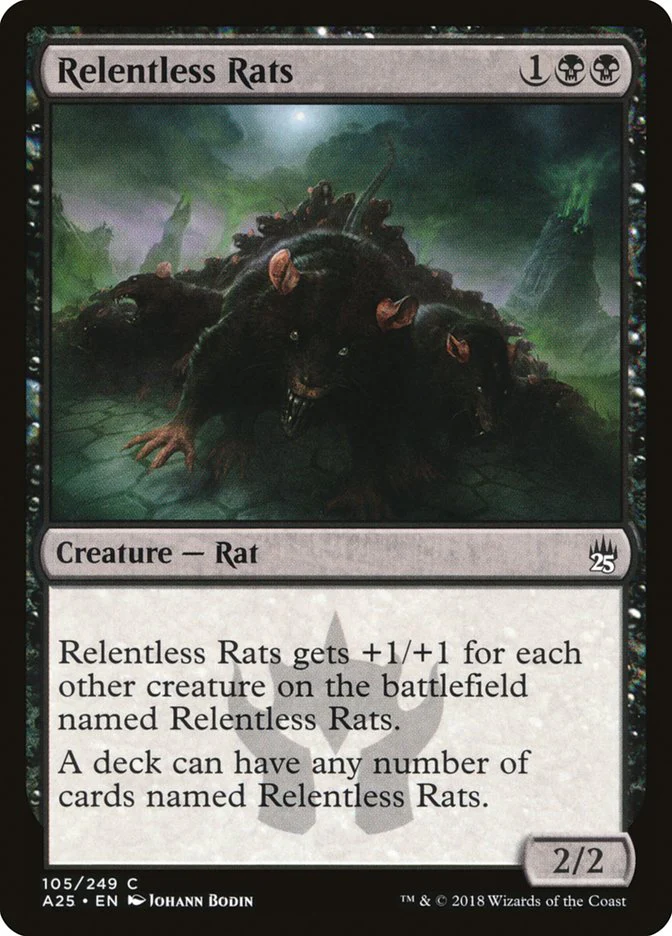 Relentless Rats 105/249 (Masters 25)