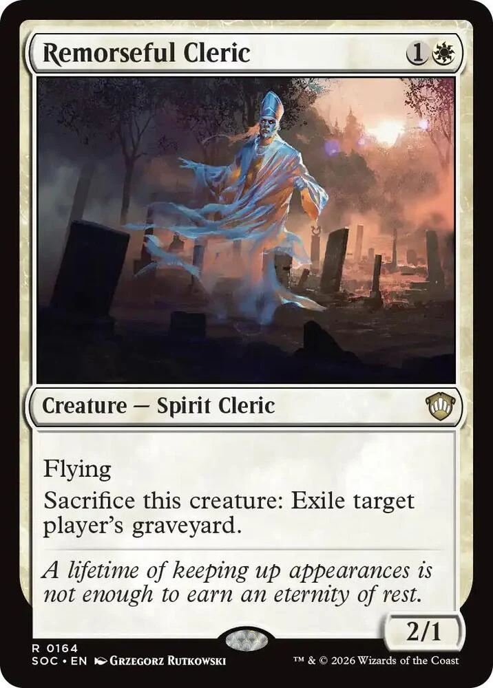 Remorseful Cleric 164 (Commander: Secrets of Strixhaven)