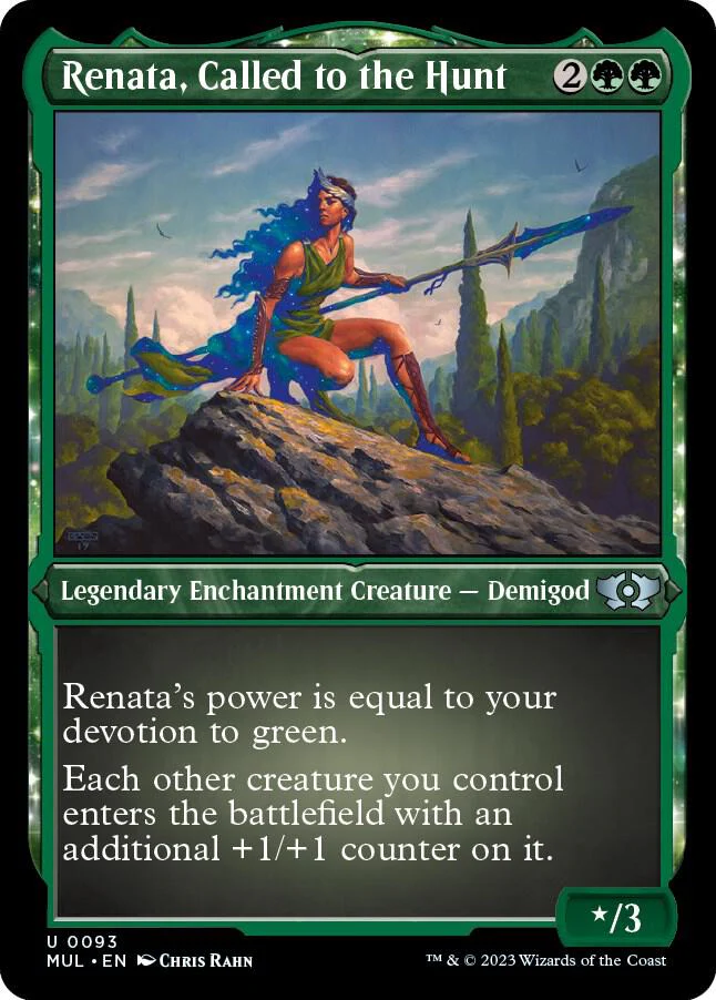 Renata, Called to the Hunt 93 (March of the Machine: Multiverse Legends)  - Etched Foil