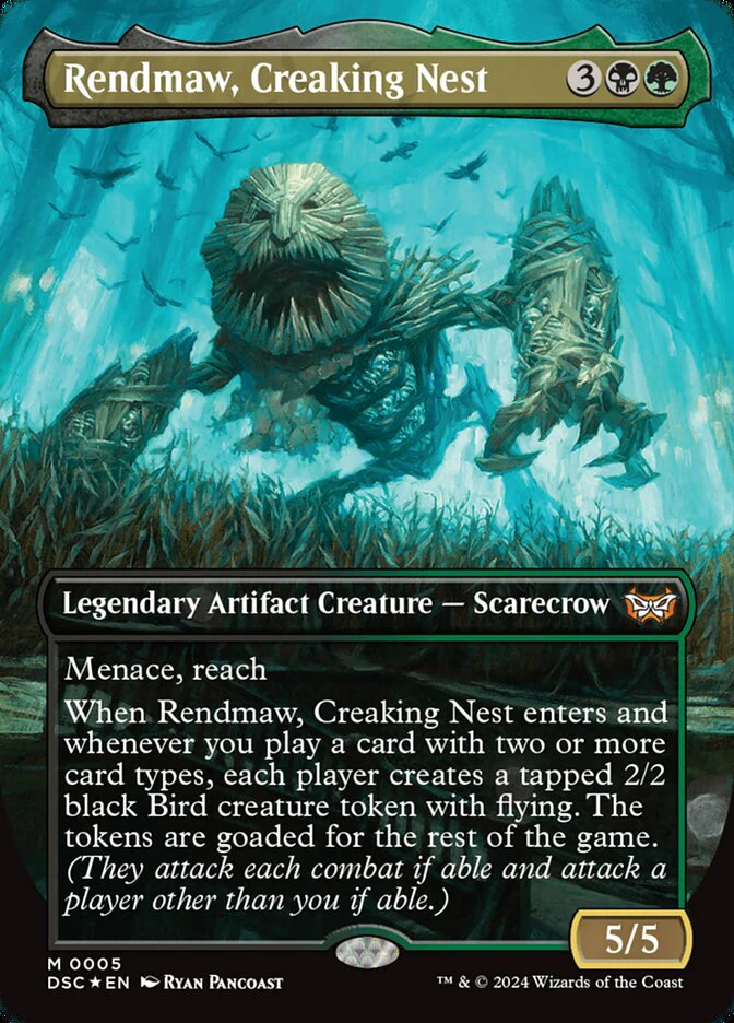 Rendmaw, Creaking Nest 5/40 (Commander: Duskmourn: House of Horror)  - Borderless Foil