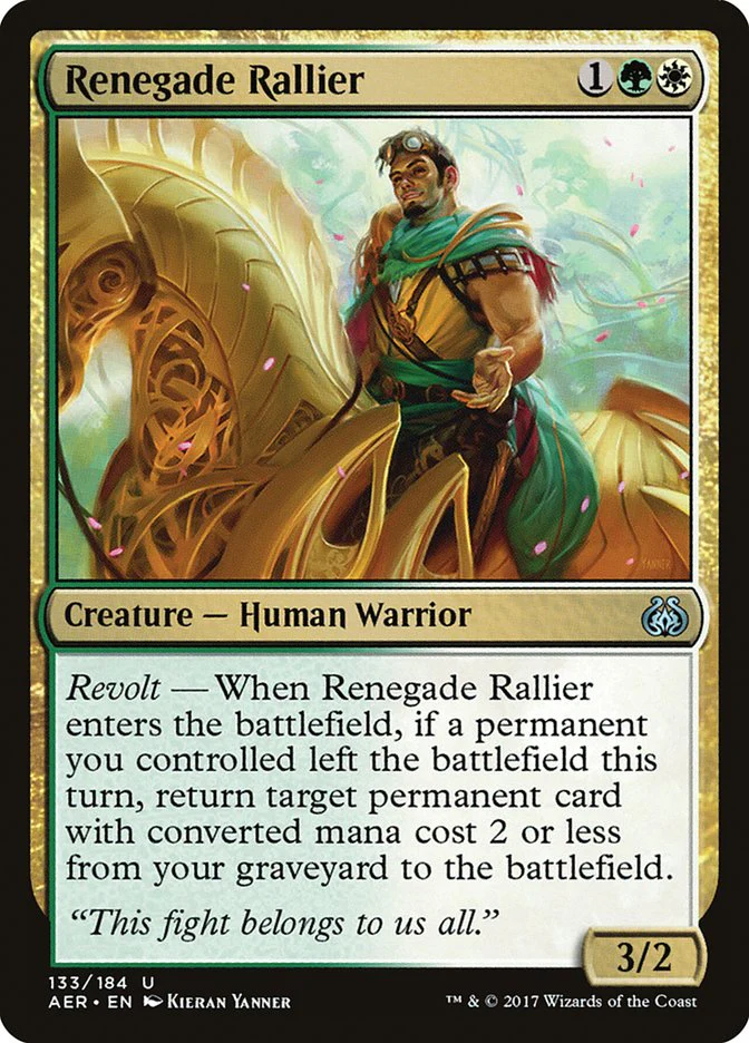 Renegade Rallier 133/184 (Aether Revolt)