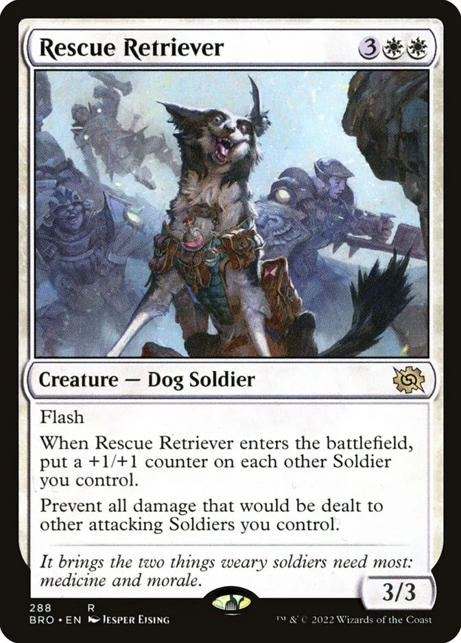 Rescue Retriever 288/287 (The Brothers' War) - Foil