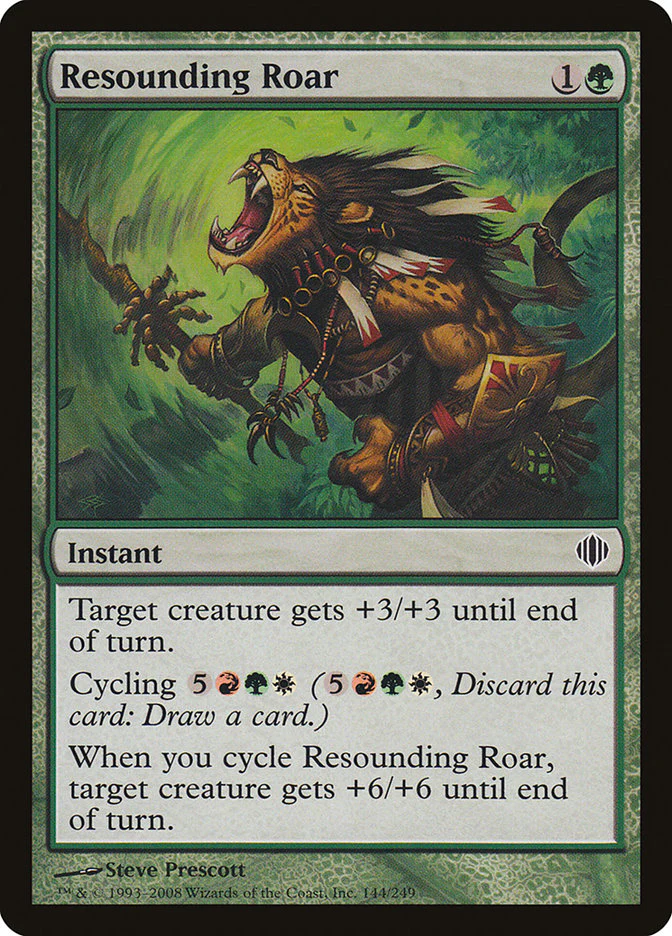 Resounding Roar 144/249 (Shards of Alara) - Foil