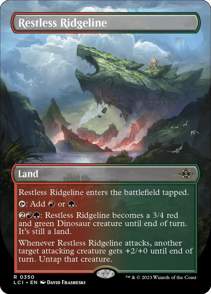 Restless Ridgeline 350/291 (The Lost Caverns of Ixalan)  - Borderless Foil