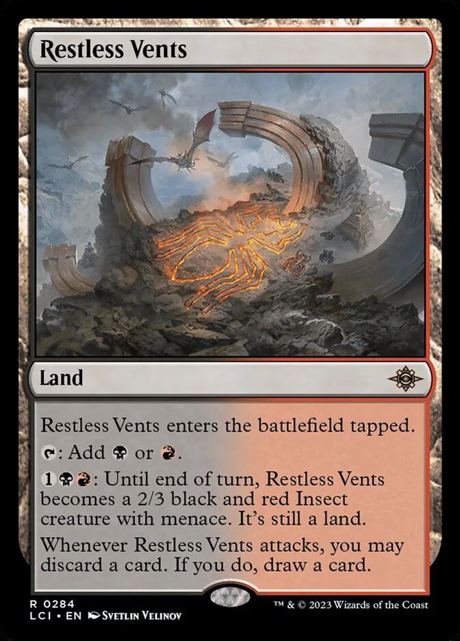 Restless Vents 284/291 (The Lost Caverns of Ixalan)  - Foil