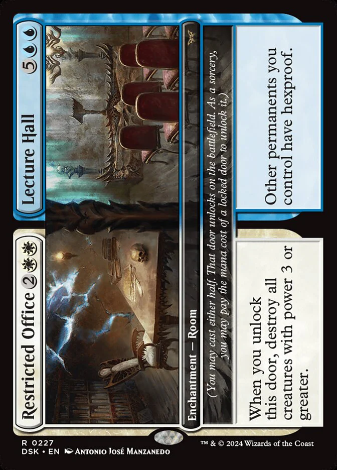 Restricted Office // Lecture Hall 227 (Duskmourn: House of Horror)  - Foil