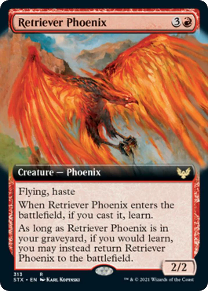 Retriever Phoenix Extended Art 313/275 (Strixhaven: School of Mages)