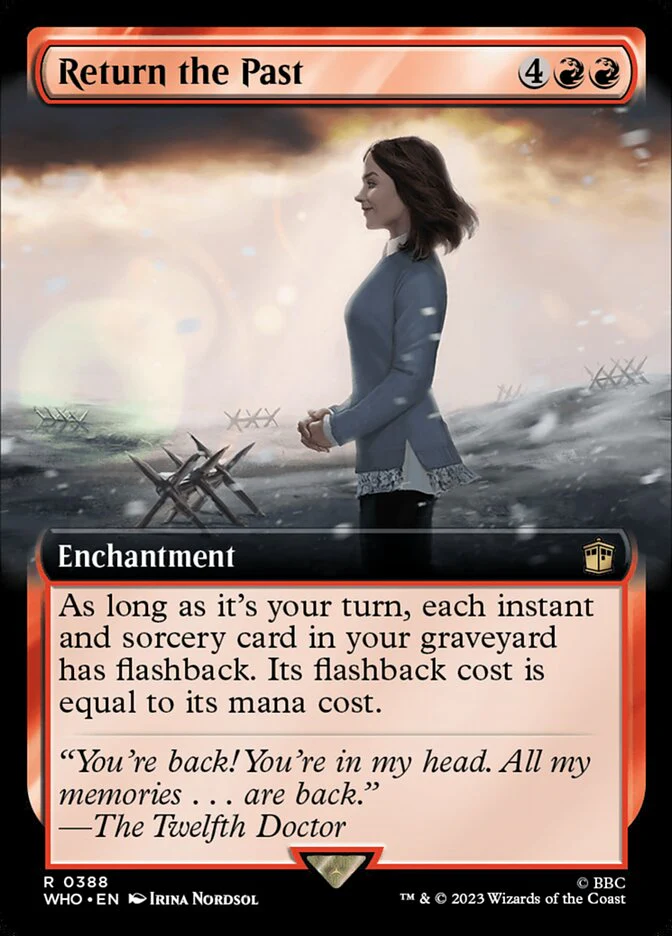 Return the Past Extended Art 388 (Universes Beyond: Doctor Who)  - Extended Art Foil