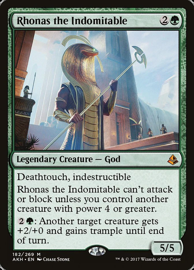 Rhonas the Indomitable 182/269 (Amonkhet) - Foil