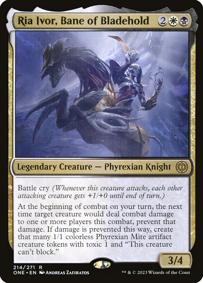 Ria Ivor, Bane of Bladehold 214/271 (Phyrexia: All Will Be One)  - Foil