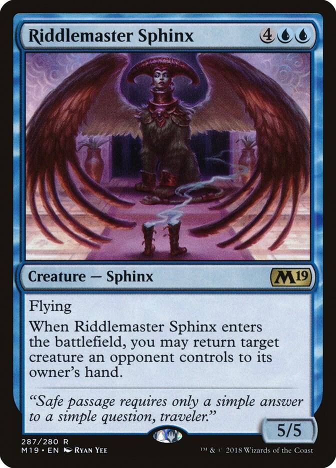 Riddlemaster Sphinx 287/280 (Core Set 2019)