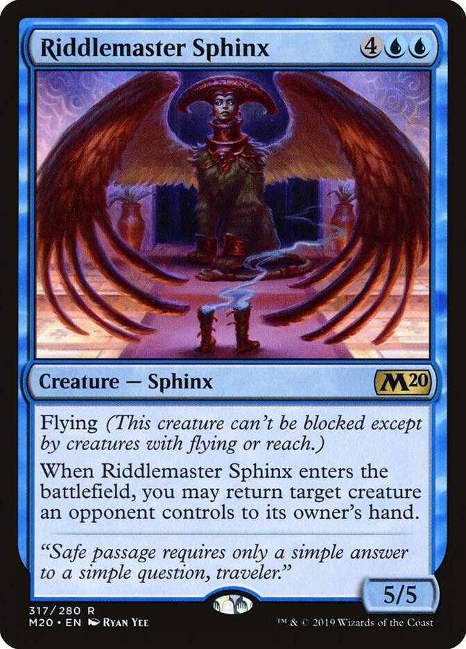 Riddlemaster Sphinx 317/280 (Core Set 2020)