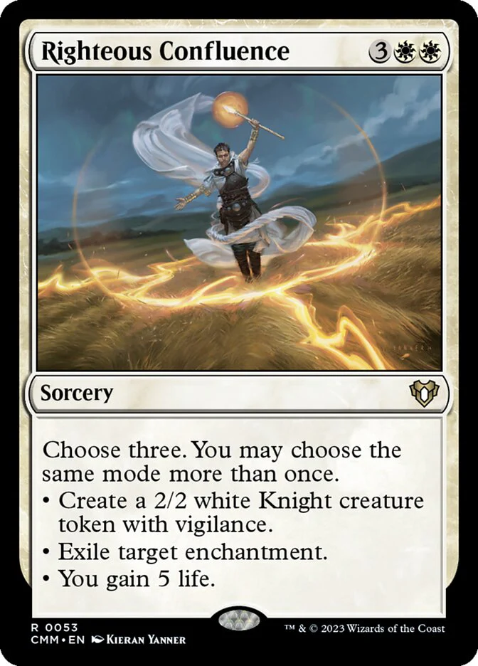 Righteous Confluence 53/451 (Commander Masters)