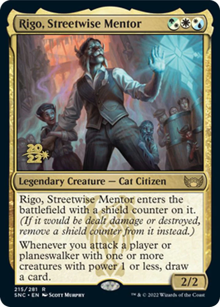 Rigo Streetwise Mentor 215s/161 (Prerelease Cards)  - Foil