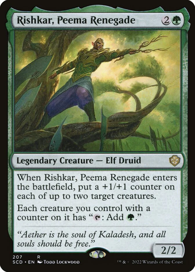 Rishkar, Peema Renegade 207/352 (Starter Commander Decks)