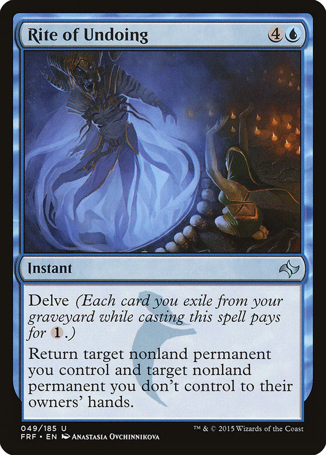 Rite of Undoing 49/185 (Fate Reforged)  - Foil