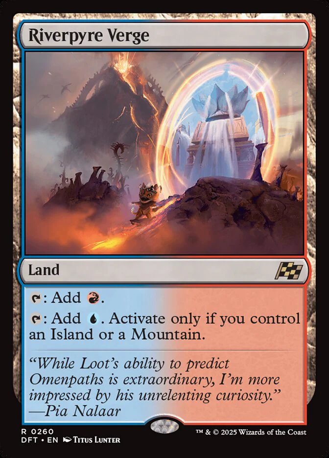 Riverpyre Verge 260/291 (Aetherdrift)  - Foil