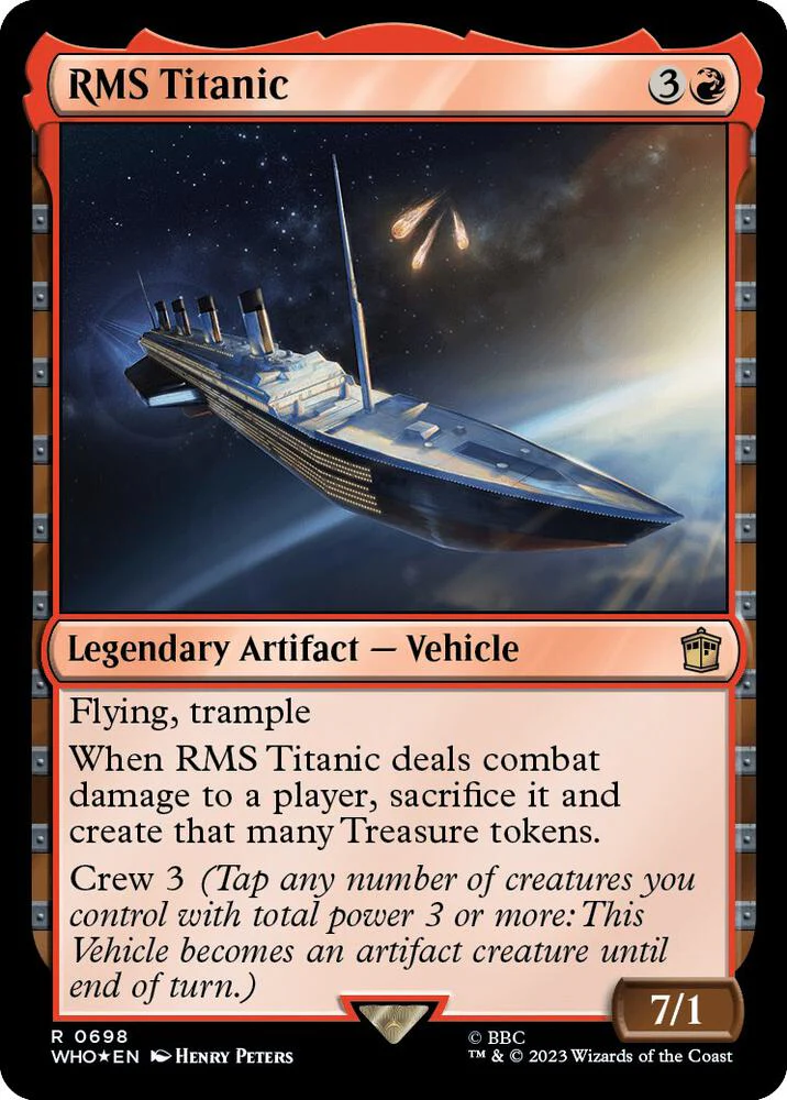 RMS Titanic 698/331 (Universes Beyond: Doctor Who)  - Surge Foil