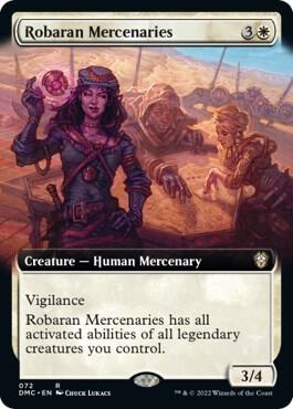 Robaran Mercenaries Extended Art 72/50 (Commander: Dominaria United)  - Foil