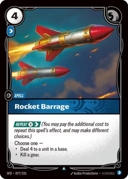 Rocket Barrage 77/221 (Spiritforged)