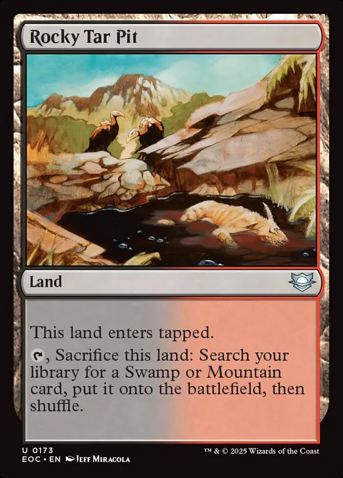 Rocky Tar Pit 173/191 (Commander: Edge of Eternities)