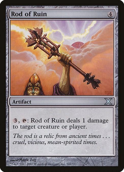Rod of Ruin 341/383 (10th Edition)  - Foil