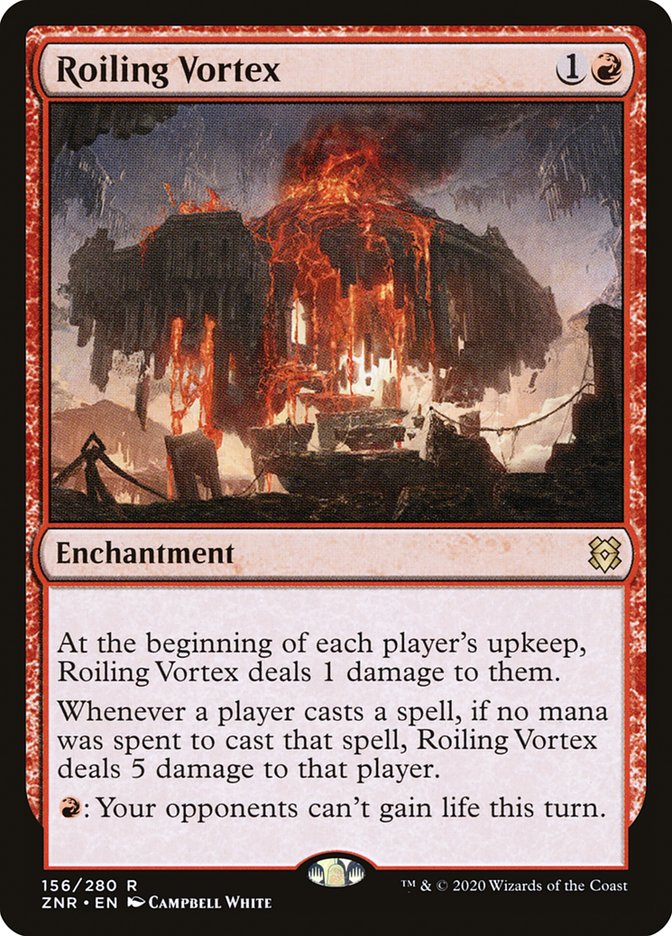 Roiling Vortex 156 (Zendikar Rising) - Foil