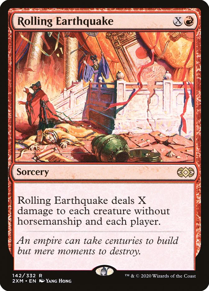 Rolling Earthquake 142/332 (Double Masters) - Foil