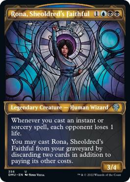 Rona Sheoldreds Faithful Textured Foil 356/281 (Dominaria United)  - Foil