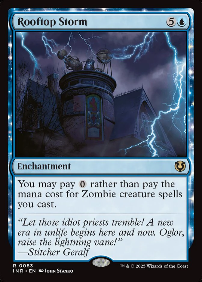 Rooftop Storm 83/287 (Innistrad Remastered)  - Foil