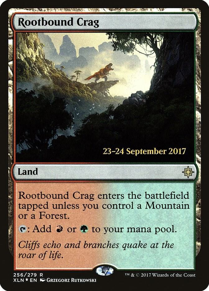 Rootbound Crag 256s/120 (Prerelease Cards)  - Foil