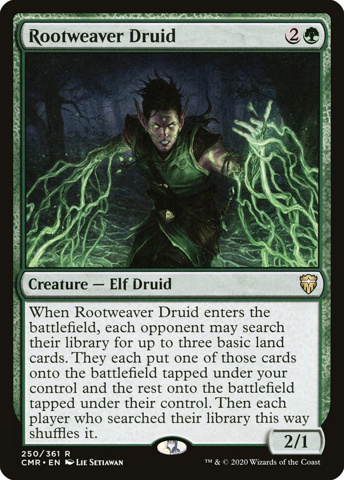 Rootweaver Druid 250/361 (Commander Legends)