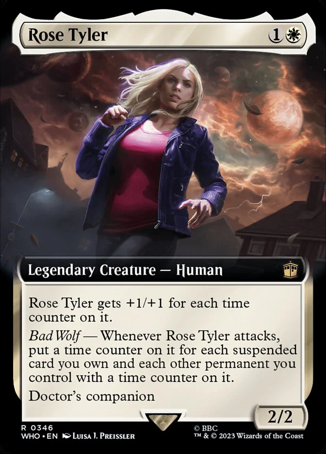 Rose Tyler 346 (Universes Beyond: Doctor Who)  - Extended Art Foil