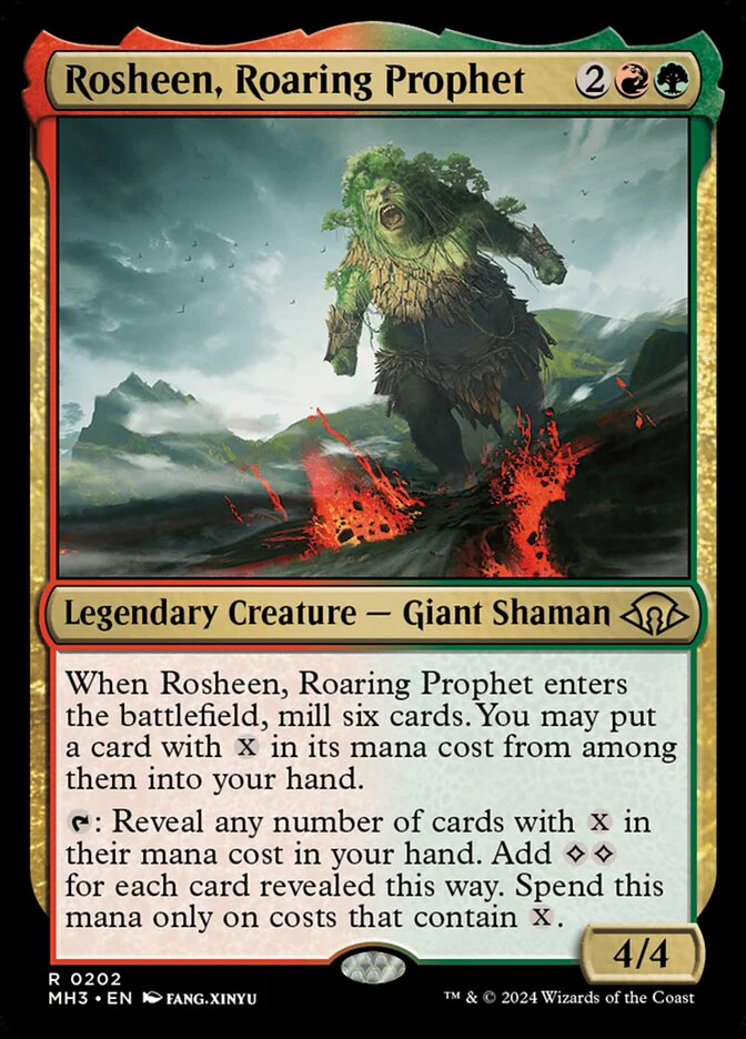 Rosheen, Roaring Prophet 202/319 (Modern Horizons 3)  - Foil