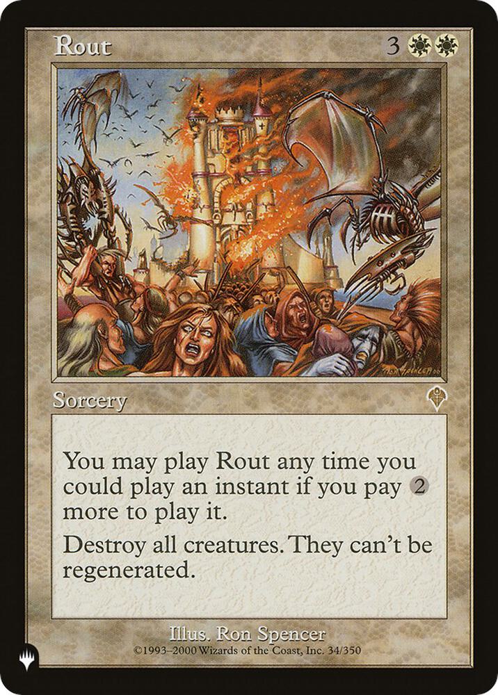 Rout INV INV-34/5075 (The List Reprints)