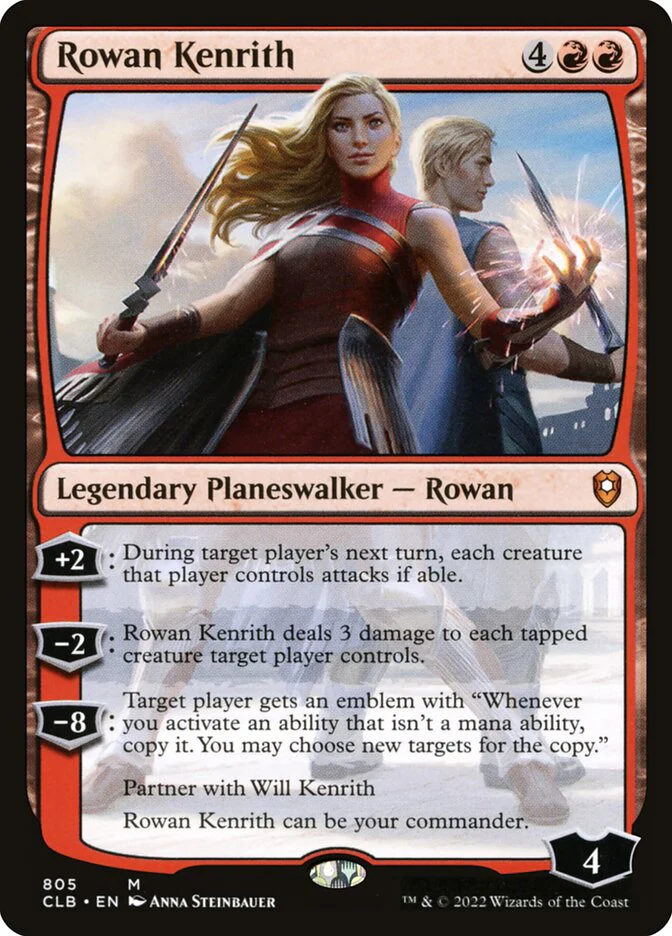 Rowan Kenrith 805/361 (Commander Legends: Battle for Baldur's Gate)